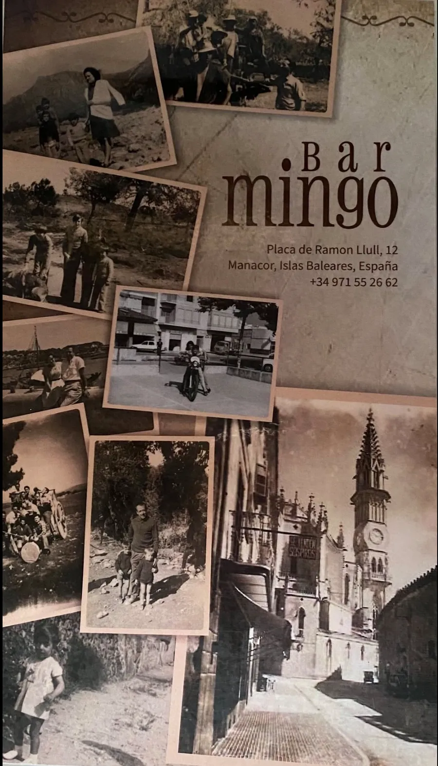 Fotografías familiares antiguas de Bar Mingo