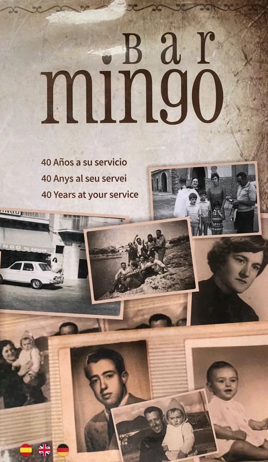 Archivo histórico de Bar Mingo, 40 años a su servicio