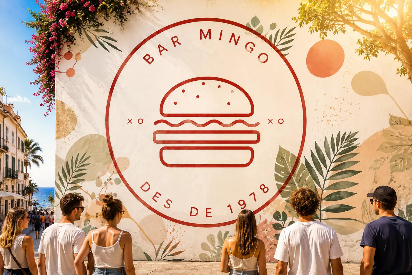 Mural de Bar Mingo en Manacor